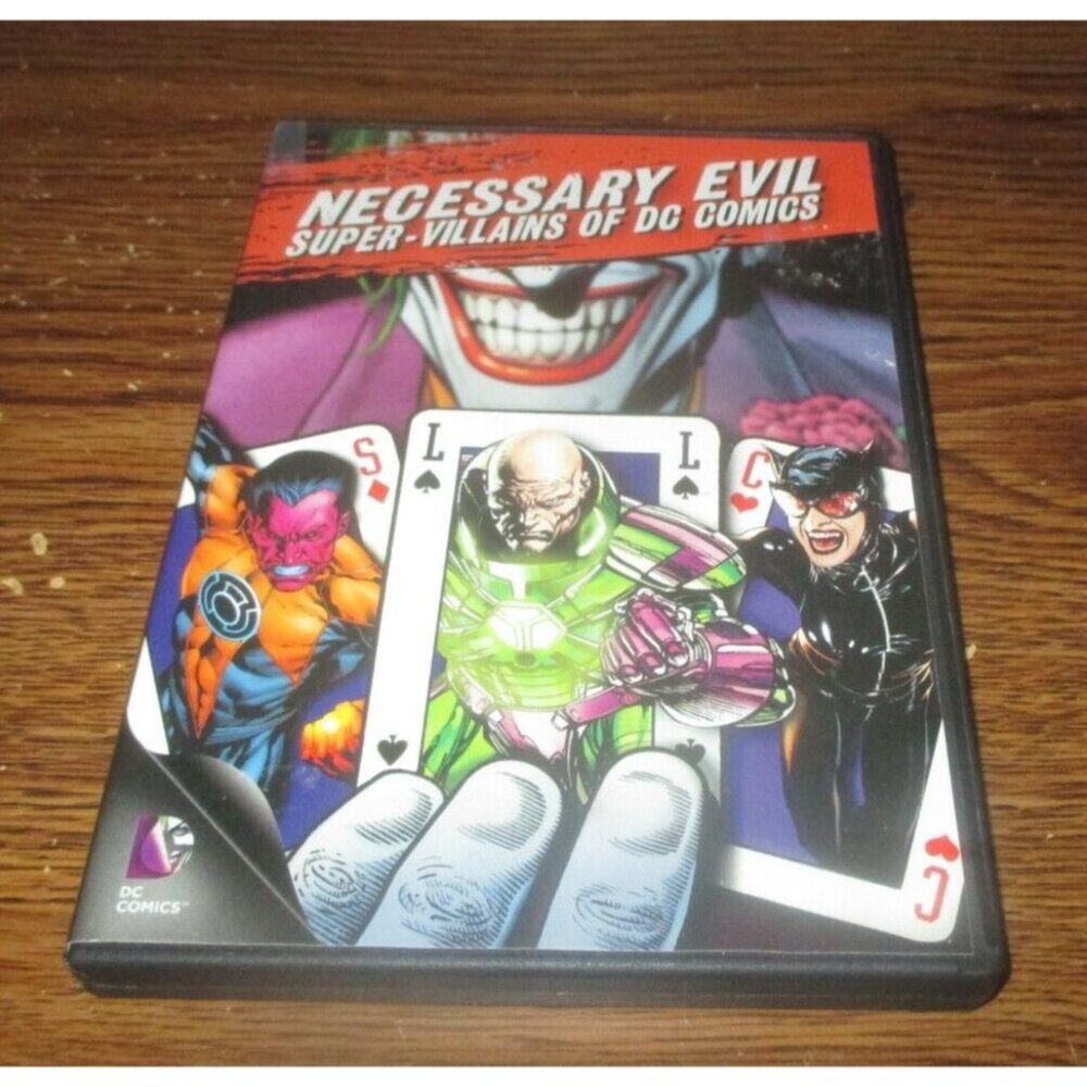 Necessary Evil: Super-Villains of DC Comics (DVD, 2013, Widescreen) Animated